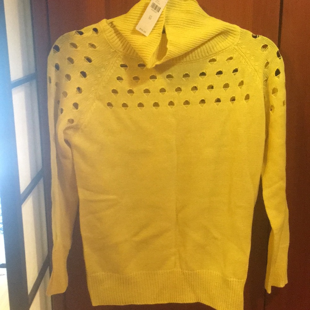 Anthropologie Tina Jo Cutout Sweater NWT